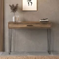 Κονσόλα Rochel Megapap χρώμα καρυδί 120x35x89,8εκ.