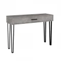 Κονσόλα Rochel Megapap χρώμα γκρι σκυροδέματος 120x35x89,8εκ.