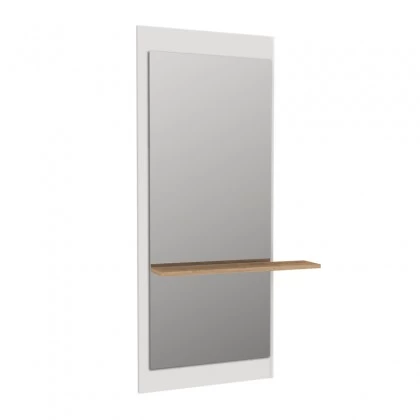 Καθρέπτης τοίχου Piyar Μegapap χρώμα λευκό 60x14,6x150εκ. Καθρέπτης τοίχου Piyar Μegapap χρώμα λευκό 60x14,6x150εκ.