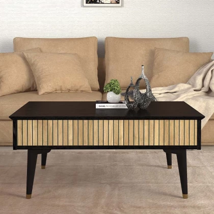 Τραπεζάκι σαλονιού Bolea Megapap χρώμα modern black - φυσικό οξιάς 90x60x38,6εκ. Τραπεζάκι σαλονιού Bolea Megapap χρώμα modern black - φυσικό οξιάς 90x60x38,6εκ.