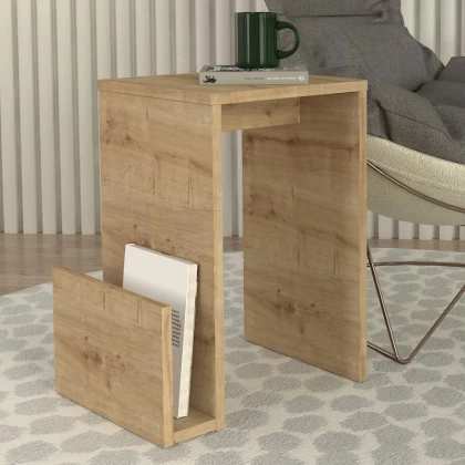 Τραπεζάκι βοηθητικό Regnar Megapap χρώμα sapphire oak 43,1x33,5x52εκ. Τραπεζάκι βοηθητικό Regnar Megapap χρώμα sapphire oak 43,1x33,5x52εκ.
