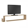 Έπιπλο τηλεόρασης επιτοίχιο Regnar Megapap χρώμα sapphire oak 168,6x25x31,8εκ.