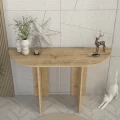 Κονσόλα Cortado Megapap χρώμα sapphire oak 120x35x75εκ.