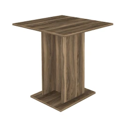 Τραπέζι Allos Megapap χρώμα καρυδί 75x75x77εκ.