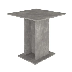 Τραπέζι Allos Megapap χρώμα γκρι σκυροδέματος 75x75x77εκ.