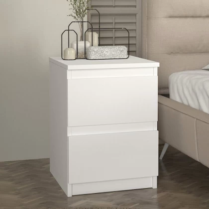 Κομοδίνο Breve Megapap χρώμα λευκό 39,8x41,8x55εκ. Κομοδίνο Breve Megapap χρώμα λευκό 39,8x41,8x55εκ.