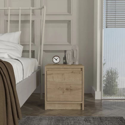 Κομοδίνο Conve Megapap χρώμα sapphire oak 40x35x45εκ. Κομοδίνο Conve Megapap χρώμα sapphire oak 40x35x45εκ.