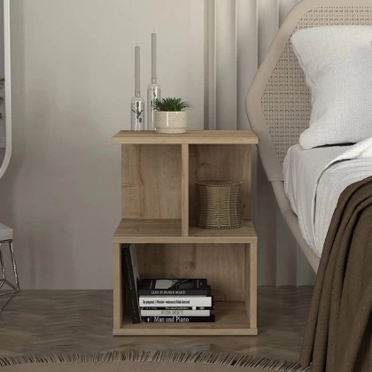 Κομοδίνο - Τραπεζάκι βοηθητικό Entiero Megapap χρώμα sapphire oak 39,8x35x54,6εκ. Κομοδίνο - Τραπεζάκι βοηθητικό Entiero Megapap χρώμα sapphire oak 39,8x35x54,6εκ.