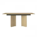 Τραπέζι Lava Megapap χρώμα rota oak - ανθρακί 180x90x76,8εκ.