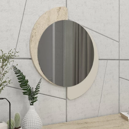 Καθρέπτης τοίχου Sevilla Μegapap χρώμα sandstone - travertine 59,2x2,2x69εκ. Καθρέπτης τοίχου Sevilla Μegapap χρώμα sandstone - travertine 59,2x2,2x69εκ.