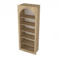 Βιβλιοθήκη Voila Megapap χρώμα sepet oak 74x35x180εκ.