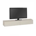 Έπιπλο τηλεόρασης επιτοίχιο Espanse Megapap χρώμα sandstone 241,8x31,7x30εκ.