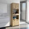 Ντουλάπι κουζίνας - μπάνιου Alvento Megapap χρώμα sapphire oak 60x42x180εκ.