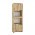 Ντουλάπι κουζίνας - μπάνιου Alvento Megapap χρώμα sapphire oak 60x42x180εκ.