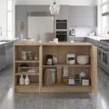 Τραπέζι - Πάγκος κουζίνας Peres Megapap χρώμα sepet oak 150x70x91,8εκ.
