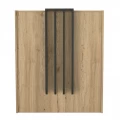 Γραφείο υποδοχής - reception Hola Megapap χρώμα sepet oak - ανθρακί 93,6x45,2x110,3εκ. Γραφείο υποδοχής - reception Hola Megapap χρώμα sepet oak - ανθρακί 93,6x45,2x110,3εκ.