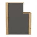 Γραφείο υποδοχής - reception Enter Megapap χρώμα sepet oak - ανθρακί 86,9x40x110,3εκ. Γραφείο υποδοχής - reception Enter Megapap χρώμα sepet oak - ανθρακί 86,9x40x110,3εκ.