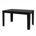 Τραπέζι Darlen Megapap χρώμα sencron black 125x72x74εκ.