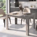 Τραπέζι Darlen Megapap χρώμα γκρι σκυροδέματος 125x72x74εκ.