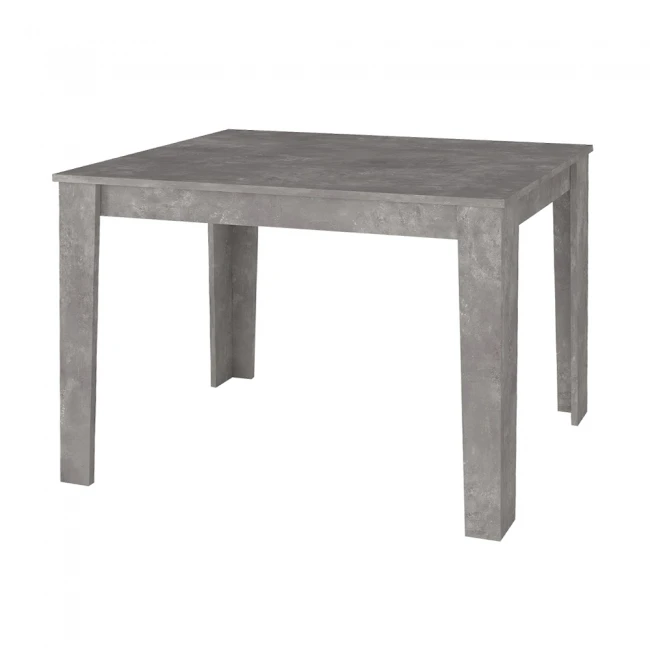 Τραπέζι Darlen Megapap χρώμα γκρι σκυροδέματος 125x72x74εκ.