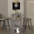 Τραπέζι μπαρ Vigne Megapap χρώμα γκρι σκυροδέματος 150x51,6x101,8εκ.