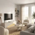 Έπιπλο τηλεόρασης Mara Megapap με LED χρώμα sandstone 150x31,4x40εκ.