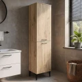 Ντουλάπι με καλάθι απλύτων Singa Megapap χρώμα sepet oak 45x40x180εκ.