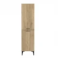 Ντουλάπι με καλάθι απλύτων Singa Megapap χρώμα sepet oak 45x40x180εκ.