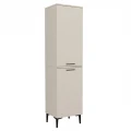 Ντουλάπι με καλάθι απλύτων Singa Megapap χρώμα sandstone 45x40x180εκ.