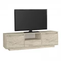 Έπιπλο τηλεόρασης Lumbera Megapap χρώμα travertine 160x29,5x42εκ.