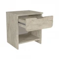 Κομοδίνο Mida Megapap χρώμα travertine 45x40x52εκ.