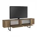 Έπιπλο τηλεόρασης Orontes Megapap χρώμα καρυδί 180x29,6x50εκ.