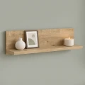 Ραφιέρα τοίχου Novella Megapap χρώμα sapphire oak 60x16,3x14,5εκ.