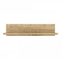 Ραφιέρα τοίχου Novella Megapap χρώμα sapphire oak 60x16,3x14,5εκ.