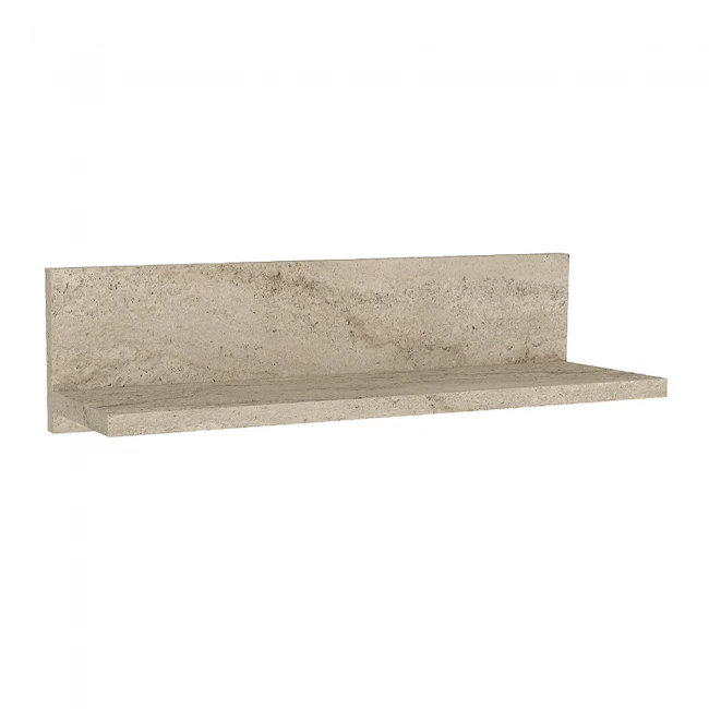 Ραφιέρα τοίχου Novella Megapap χρώμα travertine 60x16,3x14,5εκ.
