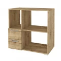 Έπιπλο κουζίνας για φουρνάκι Ece Megapap χρώμα sapphire oak 80x40x83εκ.