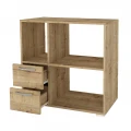 Έπιπλο κουζίνας για φουρνάκι Ece Megapap χρώμα sapphire oak 80x40x83εκ.