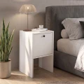 Κομοδίνο Pepa Megapap χρώμα λευκό 35x34,6x59,6εκ.