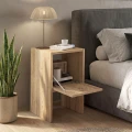 Κομοδίνο Pepa Megapap χρώμα sepet oak 35x34,6x59,6εκ.