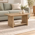 Τραπεζάκι σαλονιού Rema Megapap χρώμα sepet oak 80x40x41,8εκ.