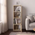 Στήλη - Βιβλιοθήκη Eldorado Megapap χρώμα sapphire oak 33,2x29,6x100εκ.