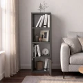 Στήλη - Βιβλιοθήκη Eldorado Megapap χρώμα ανθρακί 33,2x29,6x100εκ.