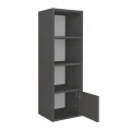 Στήλη - Βιβλιοθήκη Eldorado Megapap χρώμα ανθρακί 33,2x29,6x100εκ.