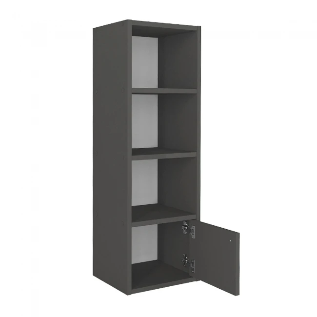 Στήλη - Βιβλιοθήκη Eldorado Megapap χρώμα ανθρακί 33,2x29,6x100εκ.
