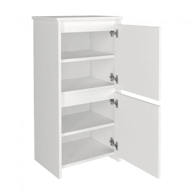 Παπουτσοθήκη Sarpedon Megapap χρώμα λευκό 48x35x91,8εκ.