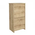 Παπουτσοθήκη Sarpedon Megapap χρώμα sapphire oak 48x35x91,8εκ.