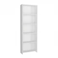 Βιβλιοθήκη Anfisa Megapap χρώμα λευκό 58x22x170εκ.