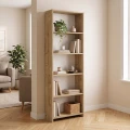Βιβλιοθήκη Anfisa Megapap χρώμα sapphire oak 58x22x170εκ.
