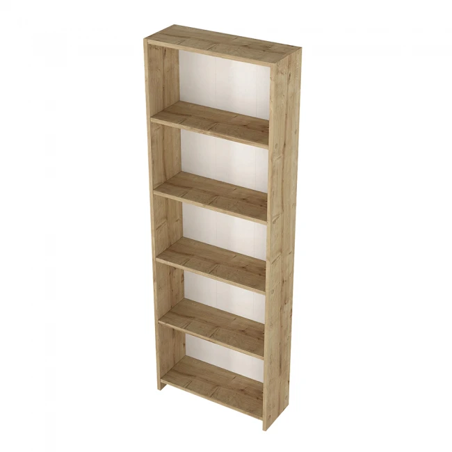 Βιβλιοθήκη Anfisa Megapap χρώμα sapphire oak 58x22x170εκ.