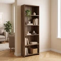 Βιβλιοθήκη Anfisa Megapap χρώμα καρυδί 58x22x170εκ.